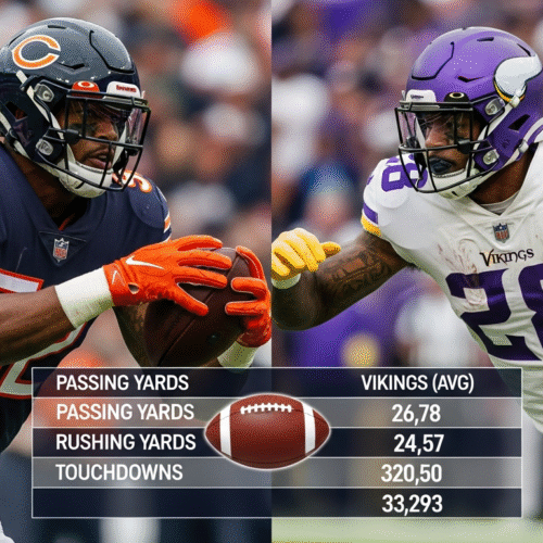 Chicago Bears vs Minnesota Vikings Match Player Stats