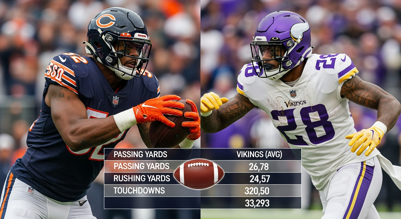 Chicago Bears vs Minnesota Vikings Match Player Stats